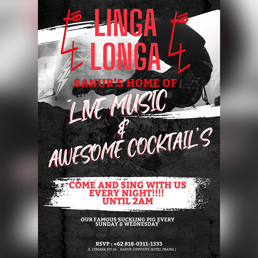 Live Musik Sanur, Best Bar in Sanur, Bar near me
